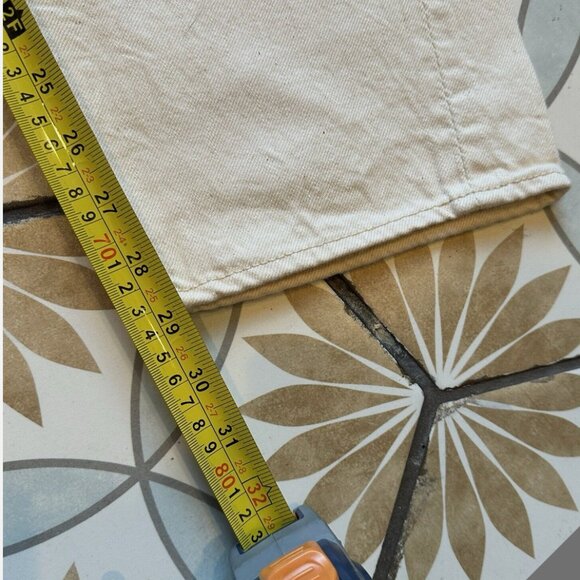 NWT Full Count Selvedge Ecru Denim Jeans Size 32 White 1108EC - Picture 7 of 9